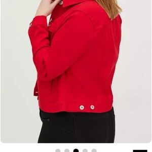 Torrid Vibrant Red Denim Jacket